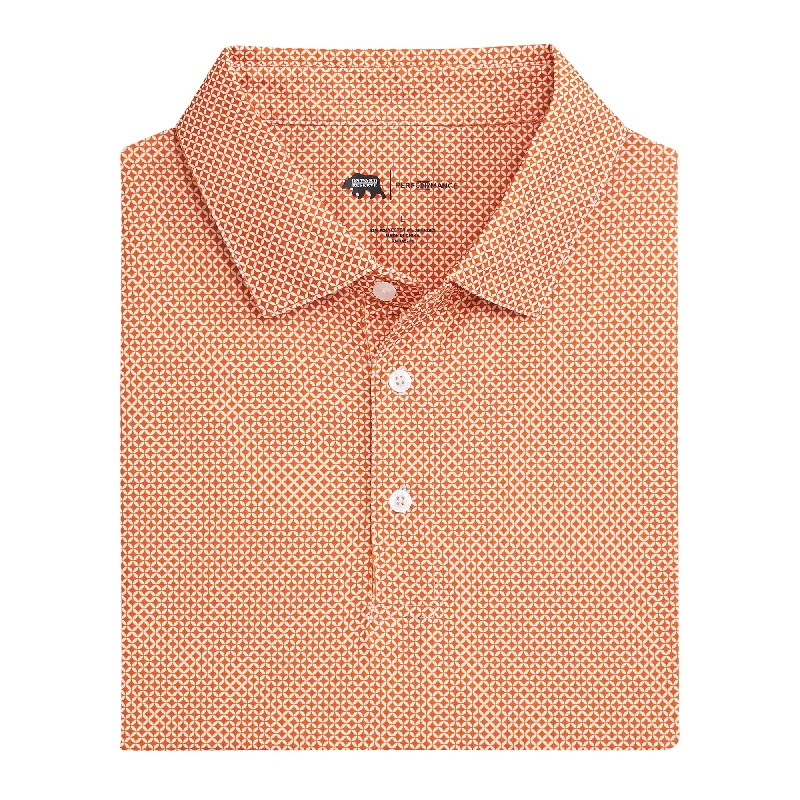 Men's durable work shirt-Scope Performance Polo - Longhorn Orange