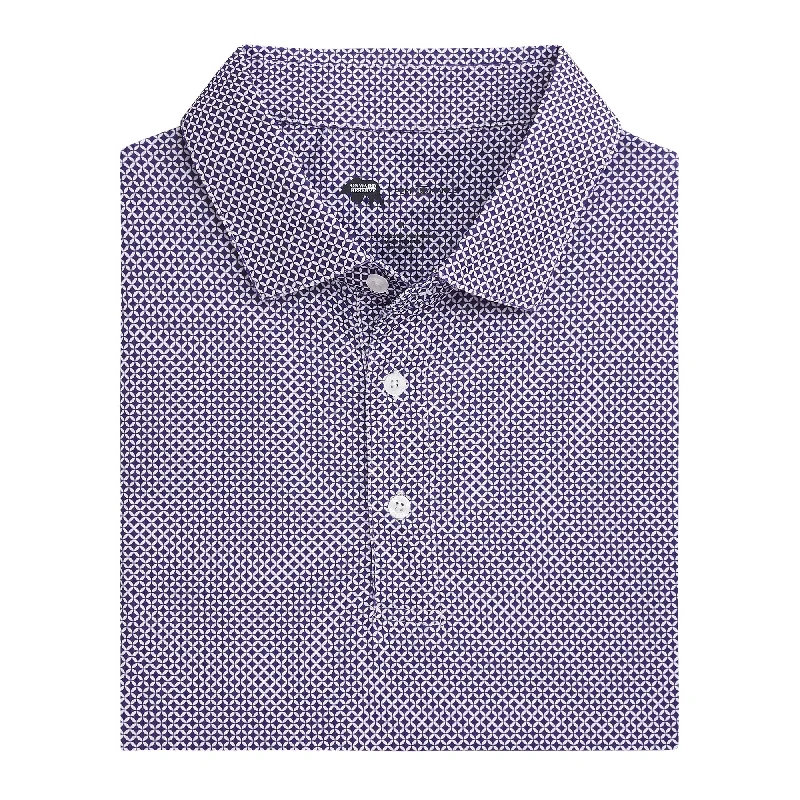 Men's classic casual shirt-Scope Performance Polo - Purple