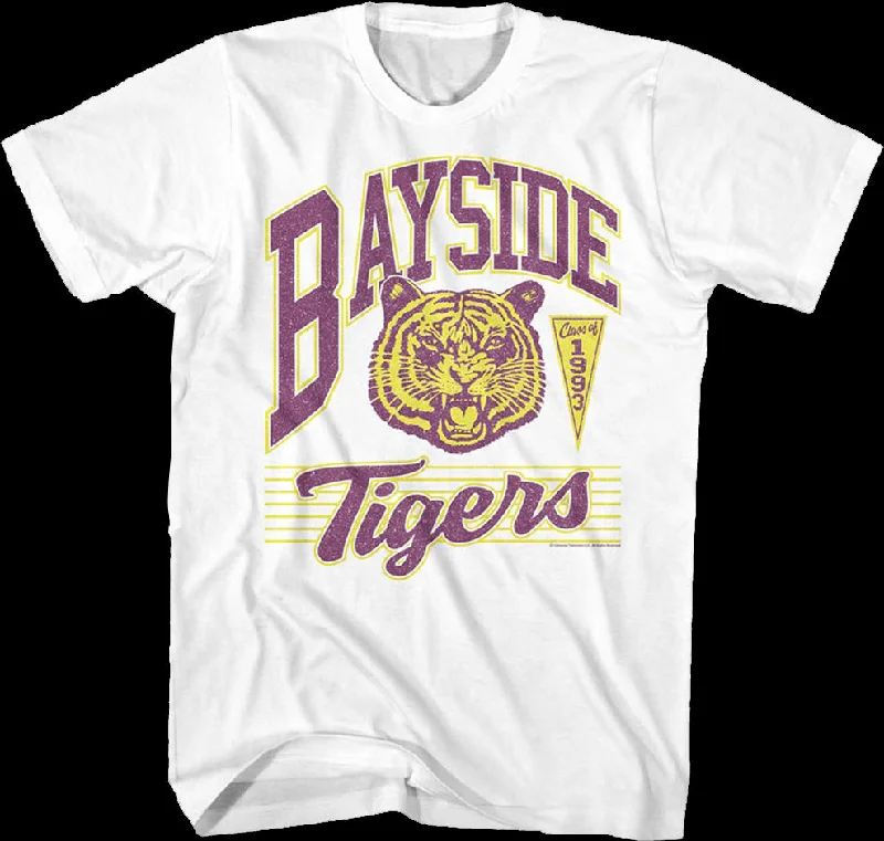 Men's relaxed fit gym t-shirt-Vintage Bayside Class Of 1993 Saved By The Bell T-Shirt