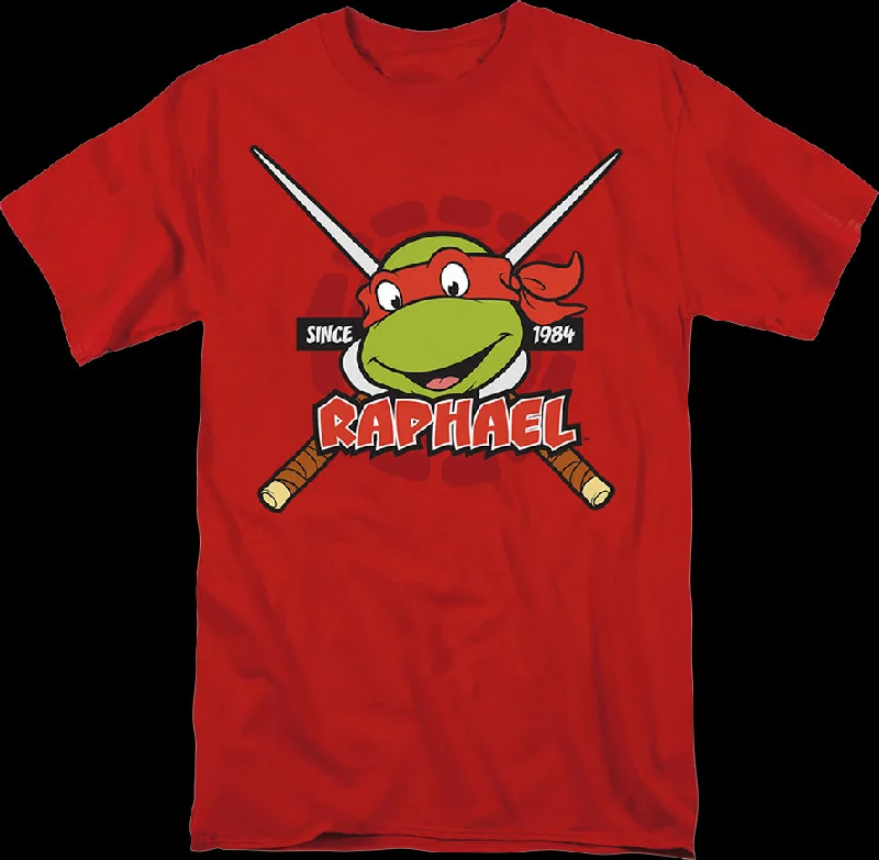 Men's sporty workout t-shirt-Red Raphael Since 1984 Teenage Mutant Ninja Turtles T-Shirt