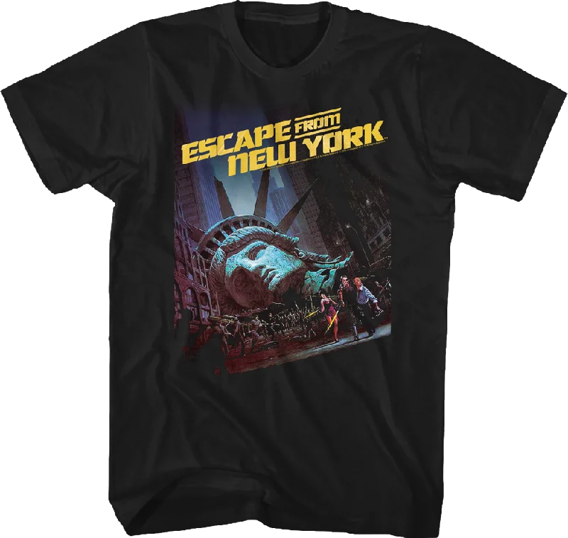 Men's sustainable workout t-shirt-Movie Poster Escape From New York T-Shirt