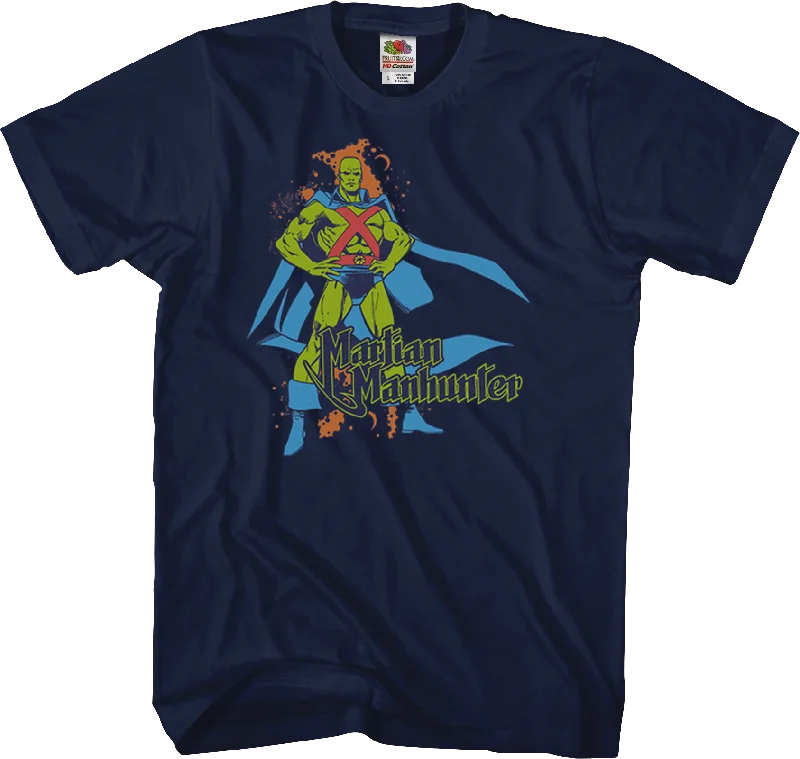 Men's premium athletic t-shirt-Martian Manhunter DC Comics T-Shirt