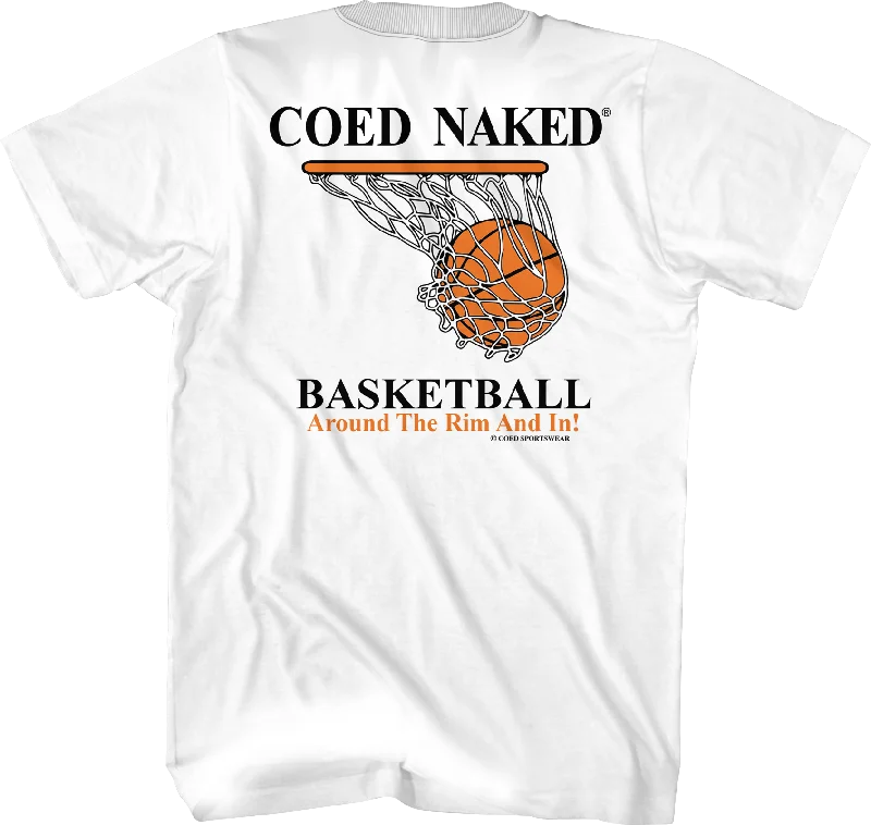 Men's eco-conscious workout t-shirt-Basketball Coed Naked T-Shirt