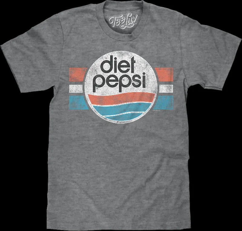 Men's performance gym t-shirt-Retro Diet Pepsi T-Shirt