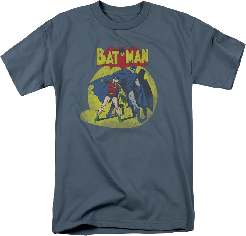 Men's fashionable active t-shirt-Sheldon Cooper's Batman and Robin T-Shirt