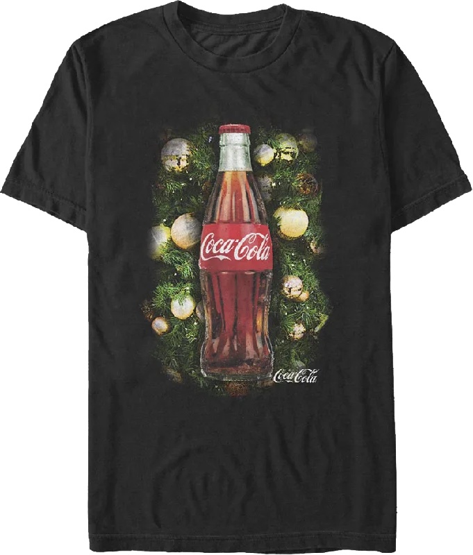 Men's ultra-lightweight workout t-shirt-Christmas Tree Ornament Coca-Cola T-Shirt