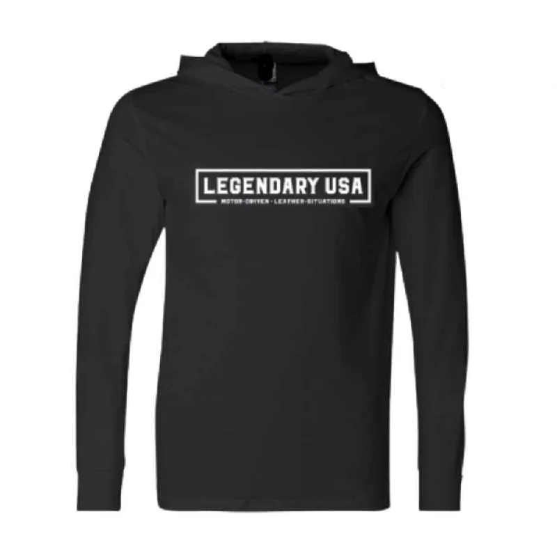 Men's comfortable gym hoodie-Legendary 'Booty Call' Light Weight Motorcycle Hoodie