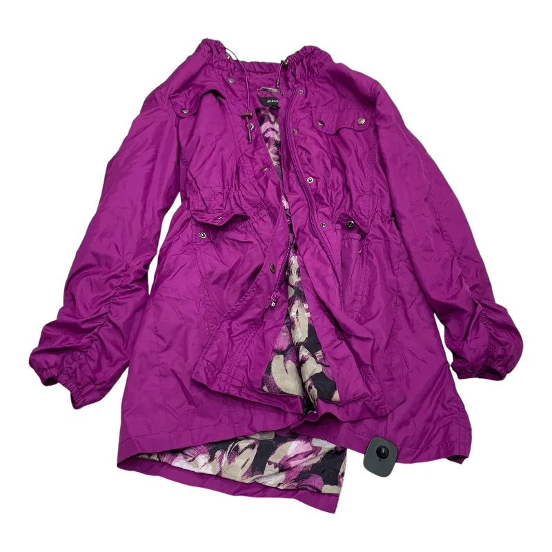 Men's comfortable running jacket-Jacket Windbreaker By Alfani In Purple, Size: Xs