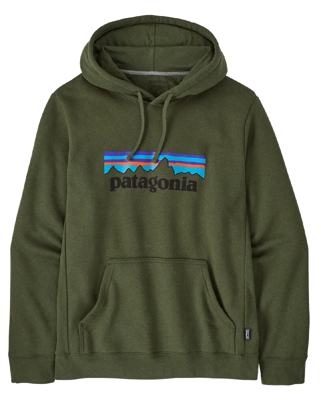 Men's performance gym hoodie-Patagonia P-6 Logo Uprisal Hoody - Torrey Pine Green