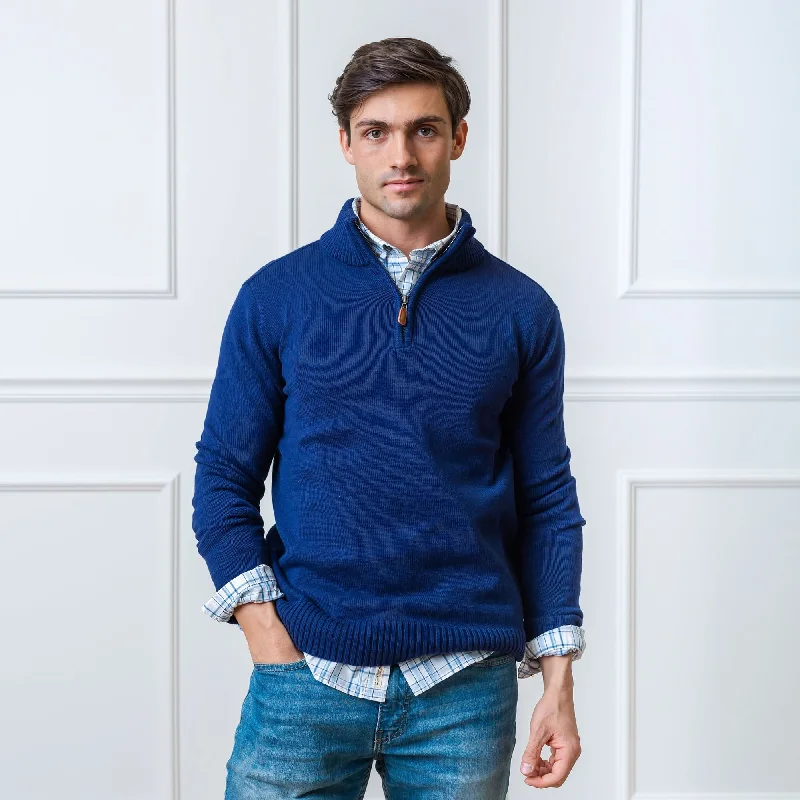 Men's utility knit-Half Zip Pullover Sweater