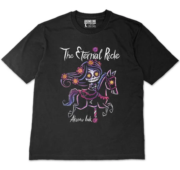 Men's ultra-breathable dress shirt-The Eternal Ride Oversized Unisex Tshirt