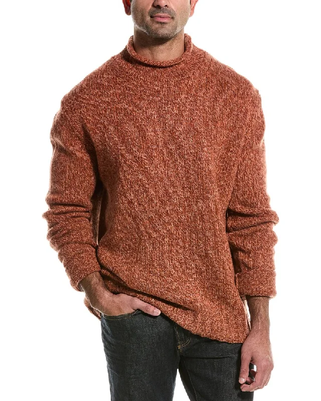 Men's durable knitwear-Todd Snyder Roll Neck Sweater