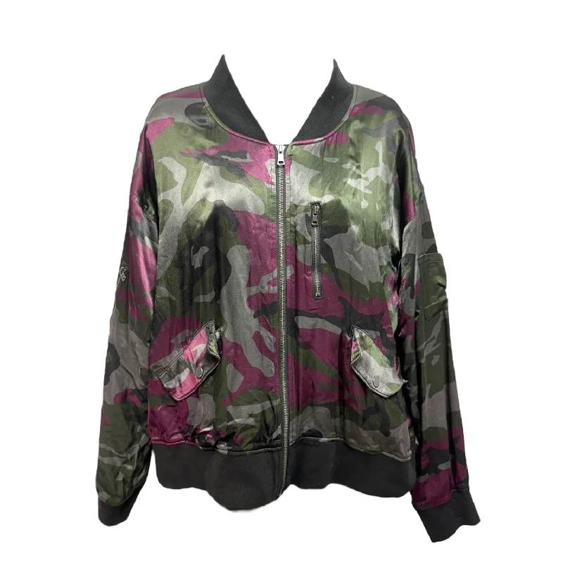 Men's ultra-lightweight jacket-Jacket Other By Marrakech In Camouflage Print, Size: L