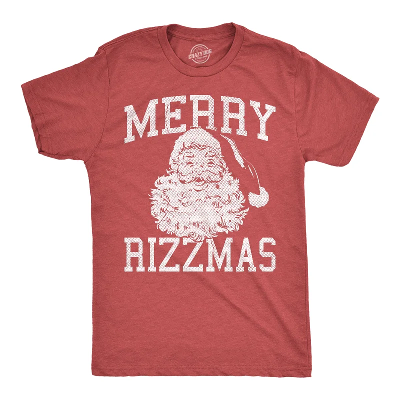 Men's active casual t-shirt-Merry Rizzmas Men's T Shirt