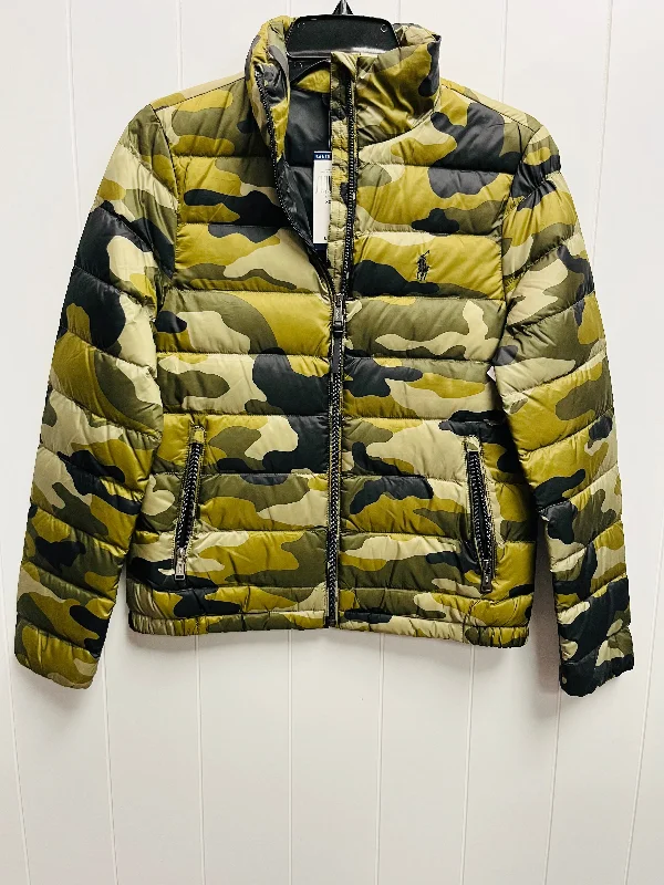 Men's cooling performance polo shirt-Coat Puffer & Quilted By Polo Ralph Lauren In Camouflage Print, Size: Xs