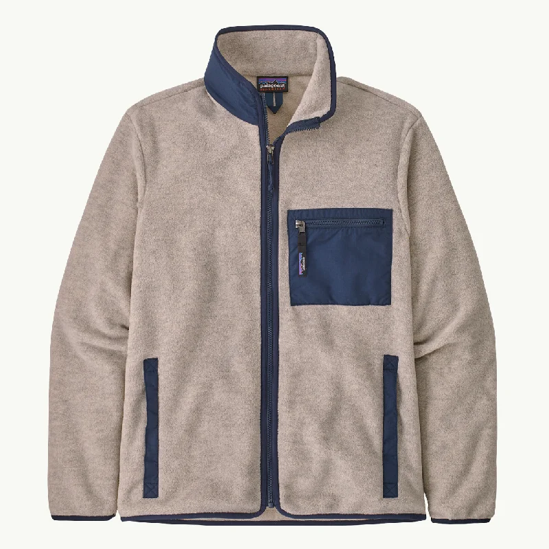 Men's comfortable running jacket-Synch Jacket - Oatmeal Heather