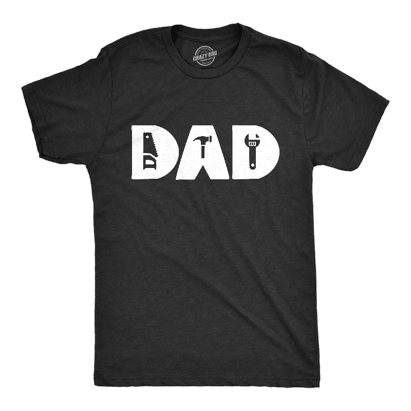 Men's summer gym t-shirt-Dad Tools Men's T Shirt