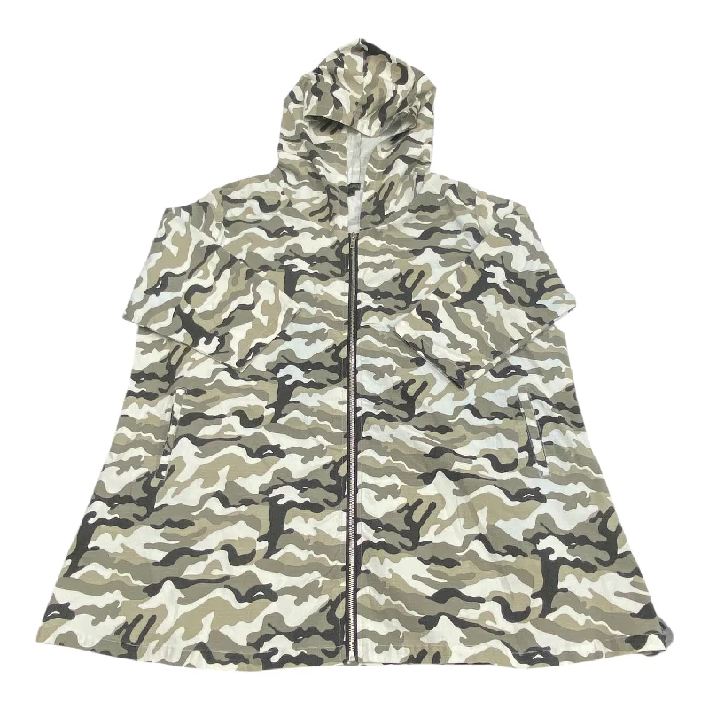 Men's quick-dry raincoat-Jacket Other By Coco And Carmen In Camouflage Print, Size: Large