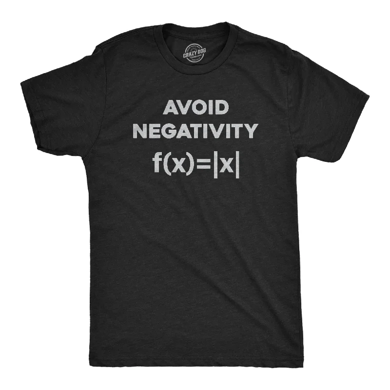 Men's fashionable active t-shirt-Avoid Negativity Men's T Shirt