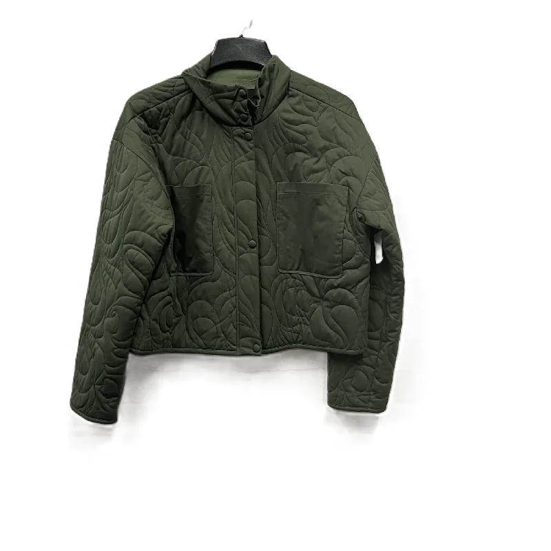 Men's naturally breathable jacket-Jacket Puffer & Quilted By 7 For All Mankind In Green, Size: L