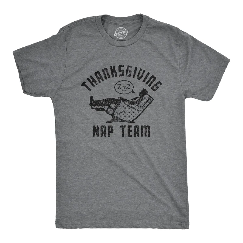 Men's quick-dry workout t-shirt-Thanksgiving Nap Team Men's T Shirt