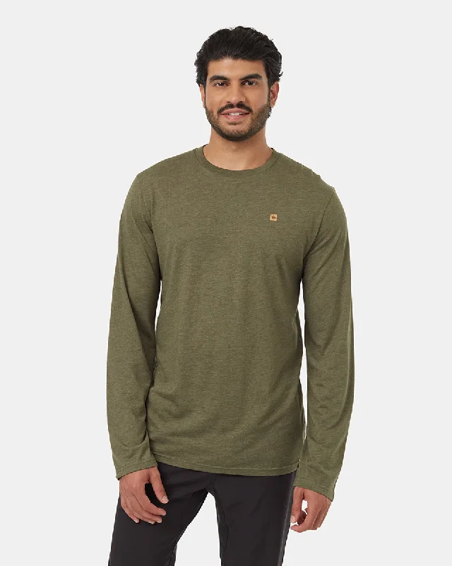 Men's premium athletic t-shirt-TreeBlend Classic Longsleeve