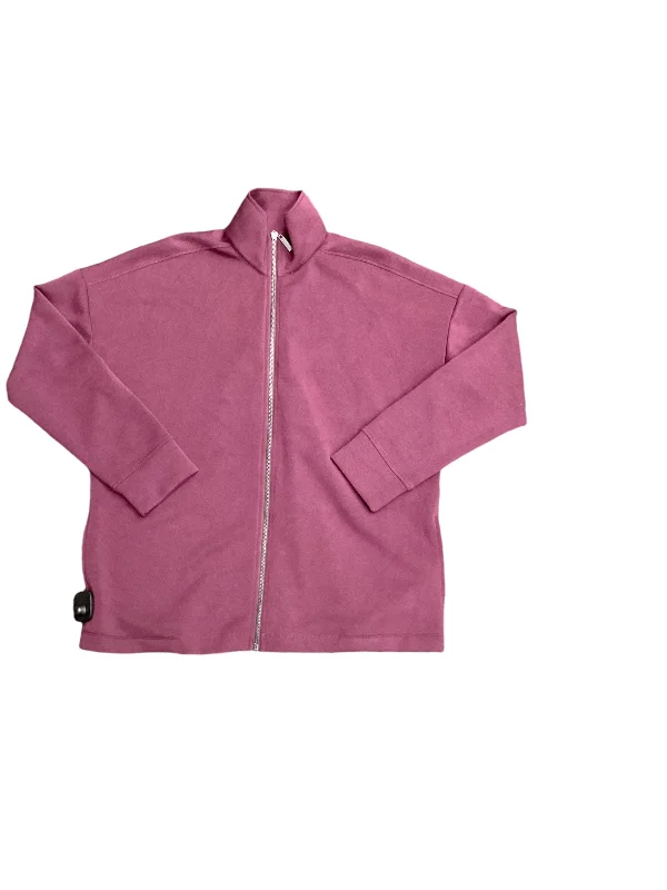 Men's sporty rain jacket-Jacket Other By Cable And Gauge In Purple, Size: L