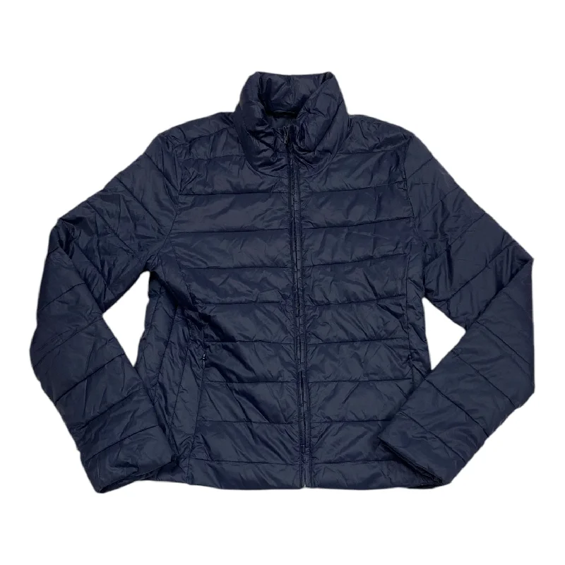 Men's antibacterial jacket-Jacket Puffer & Quilted By Loft In Navy, Size: S