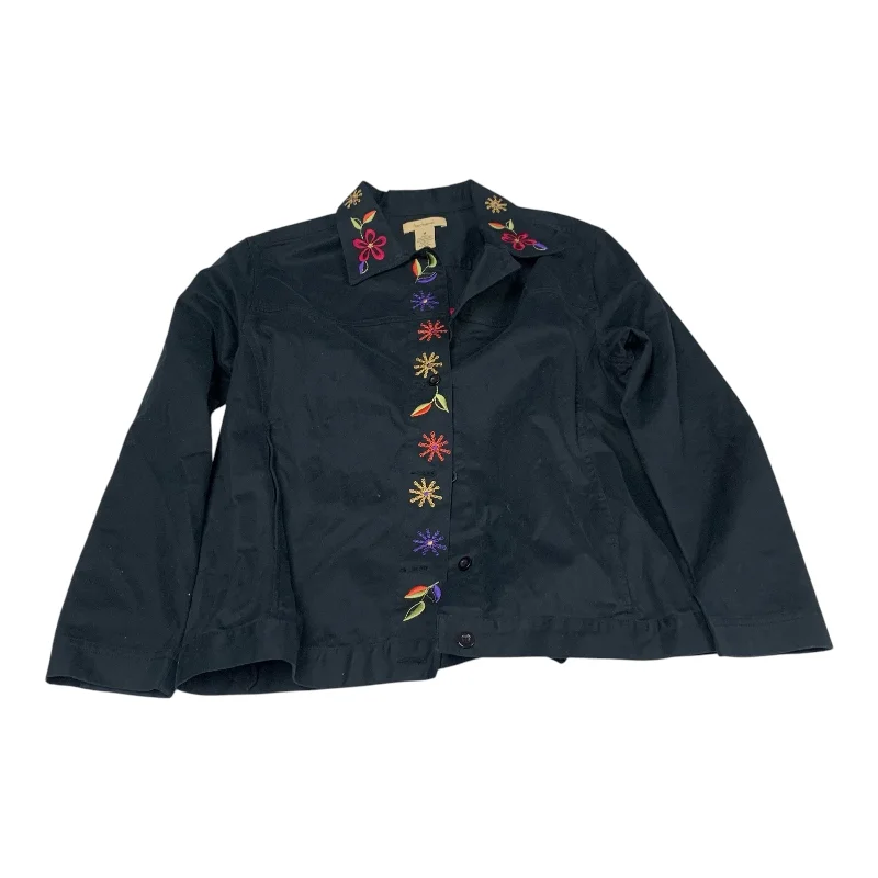 Men's adventure-ready casual jacket-Jacket Shirt By Bechamel In Black, Size: M