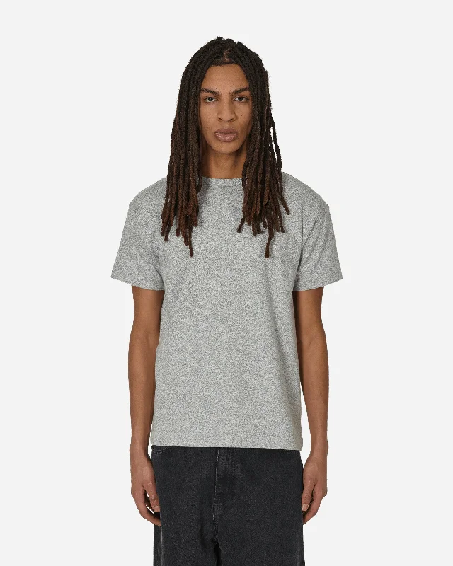 Men's yoga-friendly t-shirt-Made in Japan Crewneck T-Shirt Oxford Gray