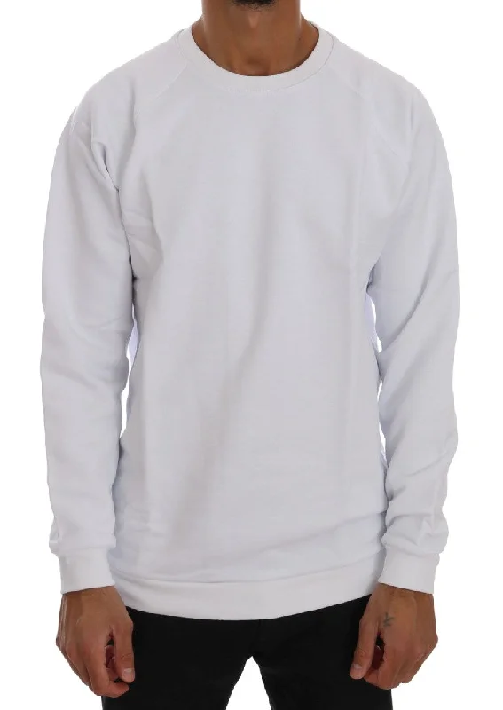 Men's organic cotton sweater-Daniele Alessandrini  Crewneck Cotton Men's Sweater