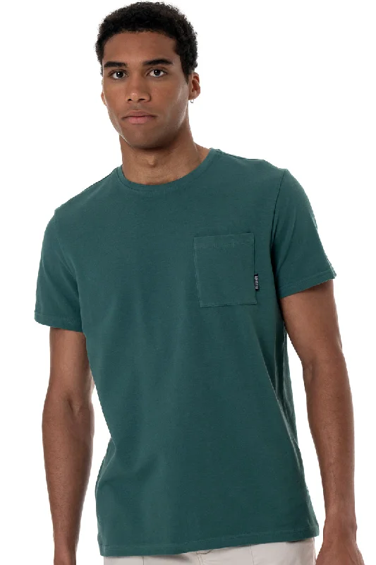 Men's ultra-lightweight workout t-shirt-Pocket T-Shirt _ 152381 _ Green