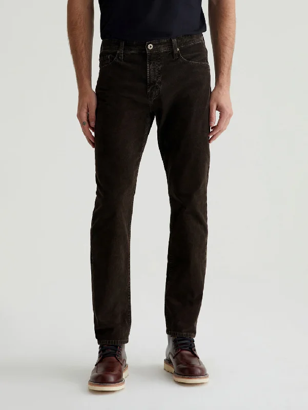 Men's breathable office pants-Tellis Modern Corduroy Pant - Deep Woodland