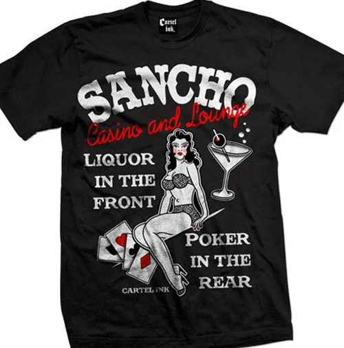 Men's versatile gym t-shirt-Sancho Casino Men's T-Shirt