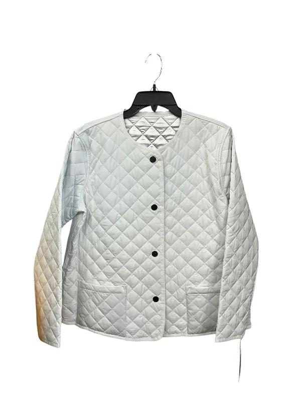 Men's ultra-comfortable winter jacket-Jacket Puffer & Quilted By Clothes Mentor In White, Size: L