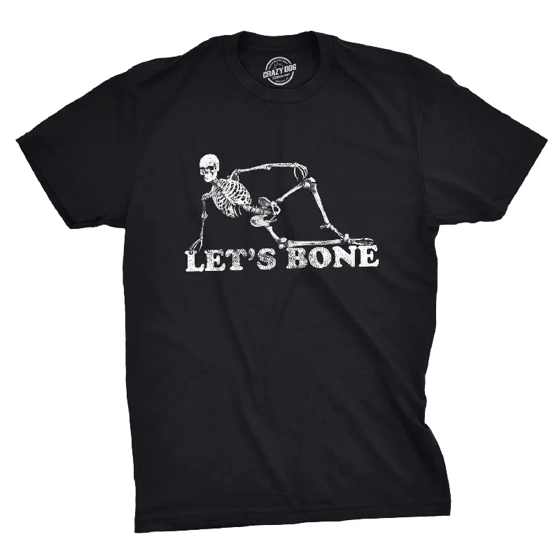 Men's quick-dry workout t-shirt-Let's Bone Men's T Shirt