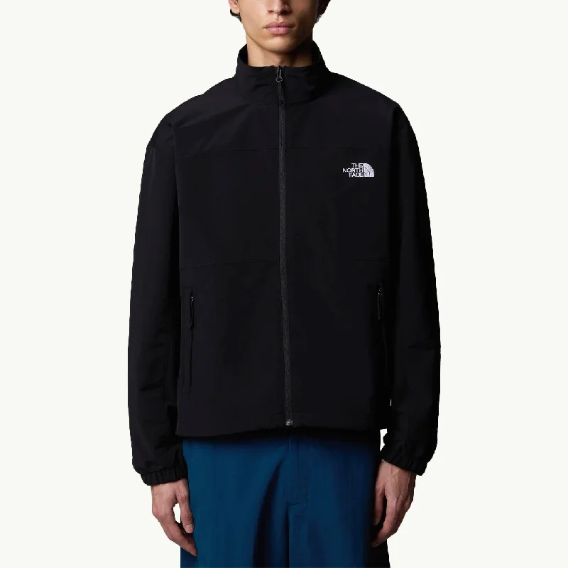 Men's organic winter coat-TNF Easy Wind Track Jacket - TNF Black