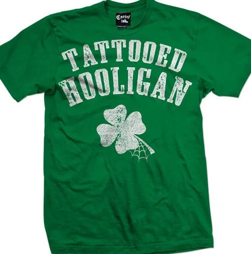 Men's performance gym t-shirt-Tattooed Hooligan Men's T-Shirt