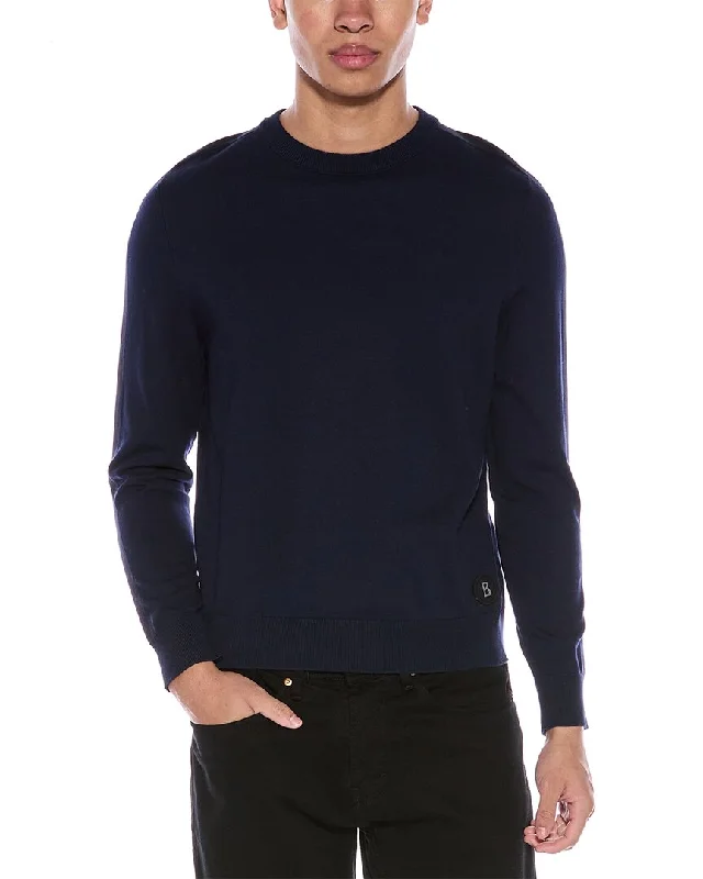 Men's construction knit-Bogner Victor-O Crewneck Sweater