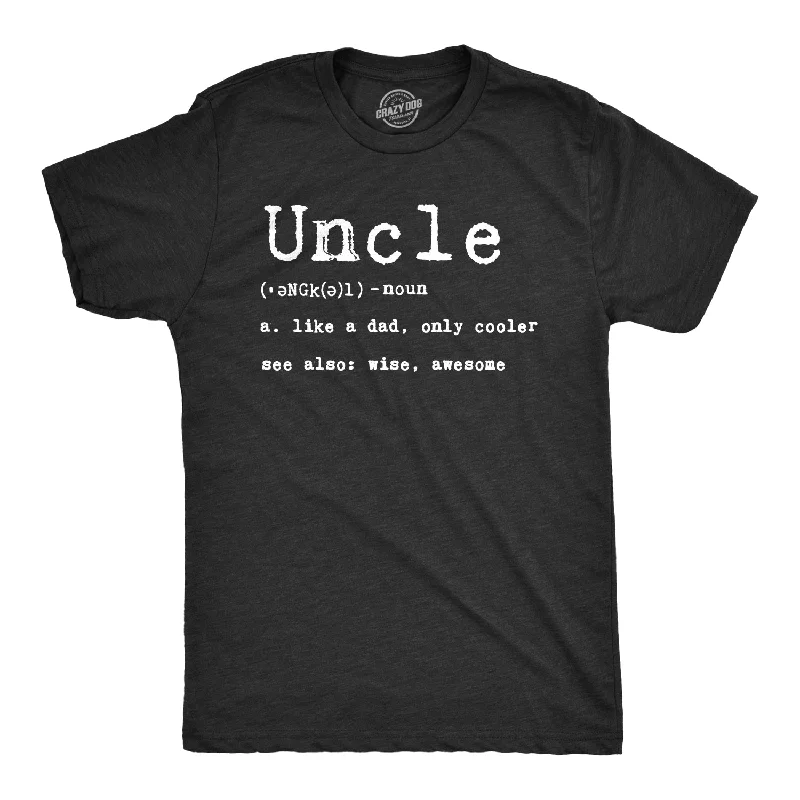 Men's tech fabric gym t-shirt-Uncle Definition Men's T Shirt