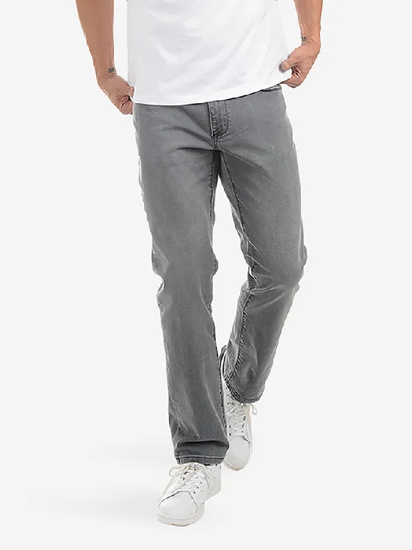 Men's weatherproof casual pants-Straight Stone Jeans