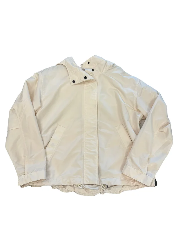 Men's eco-conscious winter coat-Jacket Windbreaker By Everlane In Cream, Size: L