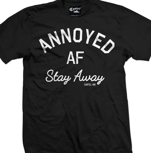 Men's summer gym t-shirt-Annoyed AF Men's T-Shirt