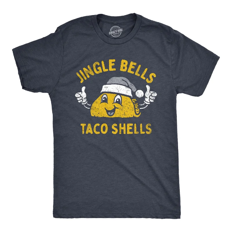 Men's performance gym t-shirt-Jingle Bells Taco Shells Men's T Shirt