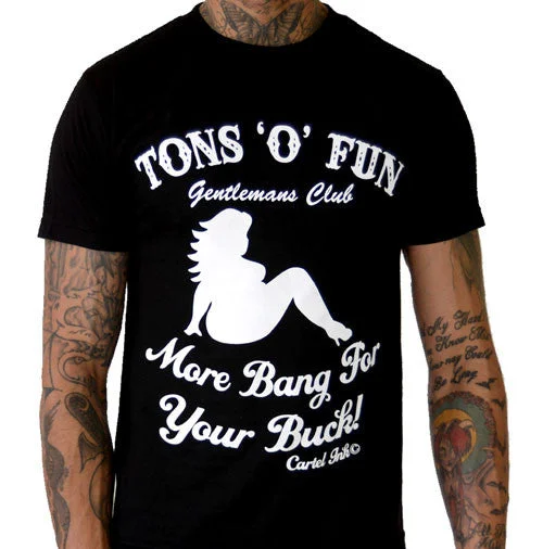 Men's quick-dry workout t-shirt-Tons o' Fun Men's T-Shirt