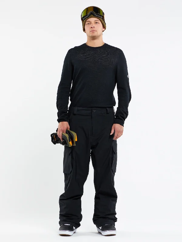 Men's ultra-comfortable work pants-Mens Stone Stretch Gore-Tex Pants - Black