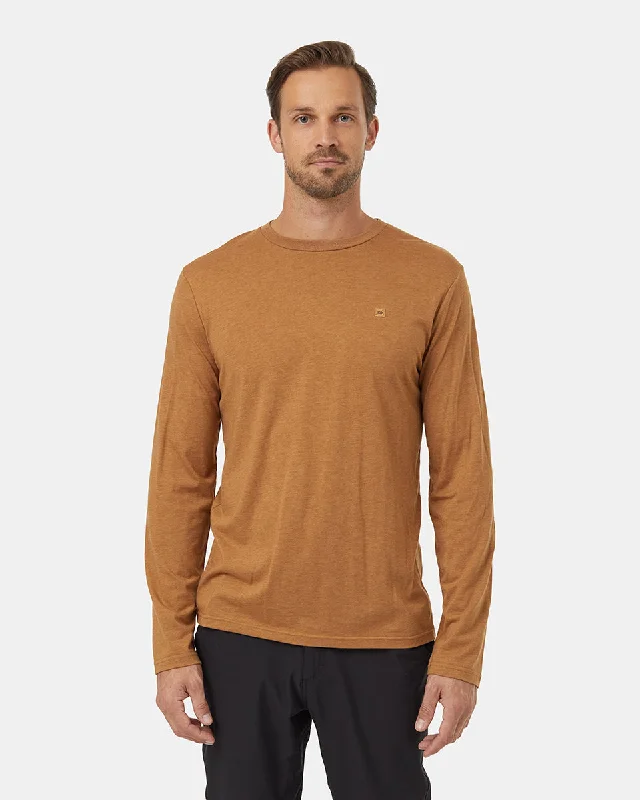 Men's lightweight gym t-shirt-TreeBlend Classic Longsleeve