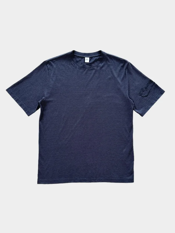 Men's fashionable active t-shirt-Dark Blue T-Shirt