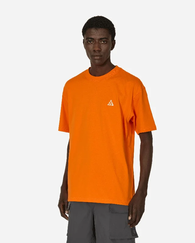 Men's breathable workout wear t-shirt-ACG Logo T-Shirt Safety Orange