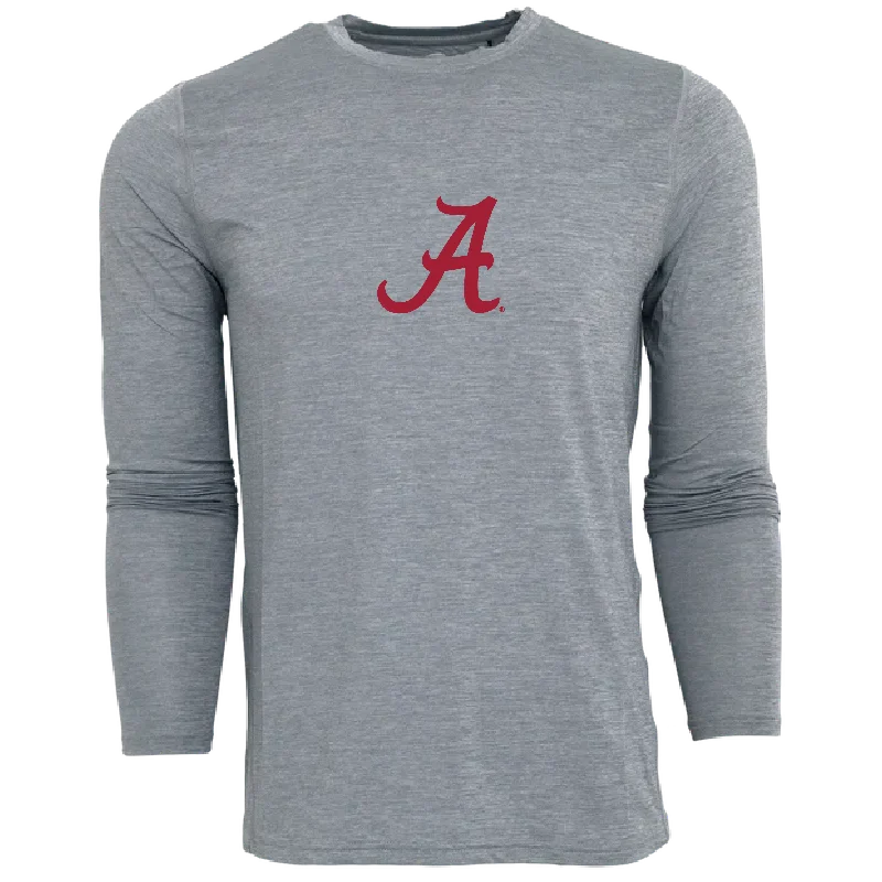 Men's gym-ready t-shirt-Alabama Guide Sport Long Sleeve Tee